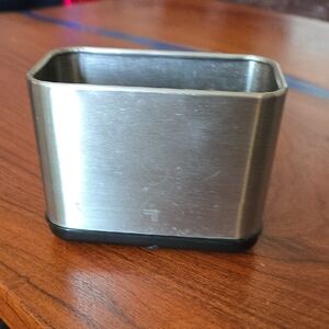 Sleek Stainless Steel Bathroom Organizer